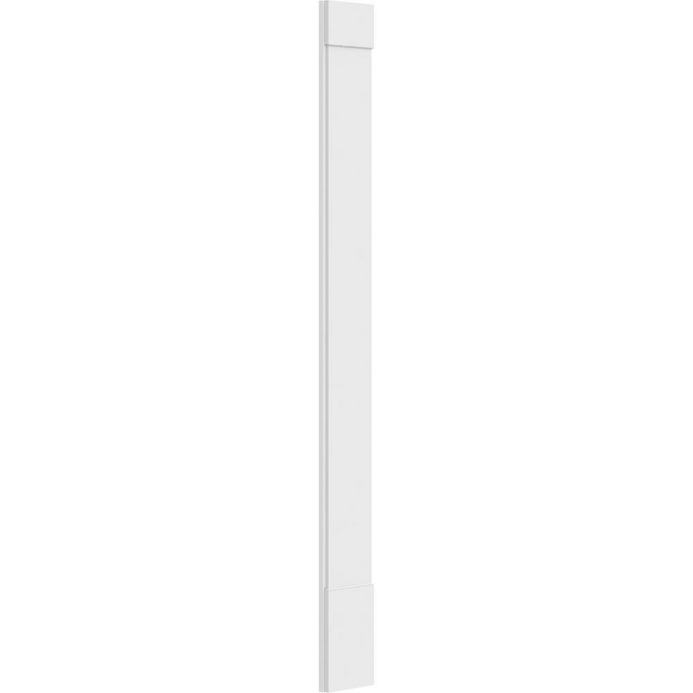 Ekena Millwork 2 in. D x 12 in. W x 120 in. L Primed Polyurethane Pilaster 1- Pack