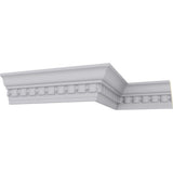 Ekena Millwork 1-7/8 in. x 2-3/4 in. x 94-1/2 in. Polyurethane Dentil Crown Moulding