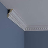 Ekena Millwork 1-7/8 in. x 2-3/4 in. x 94-1/2 in. Polyurethane Dentil Crown Moulding