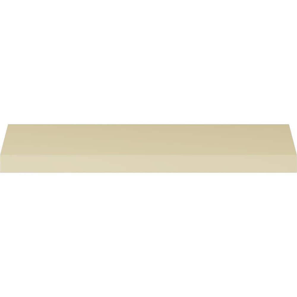 Ekena Millwork 2 in. x 3 in. x 94-1/2 in. Polyurethane Dentil Crown Moulding