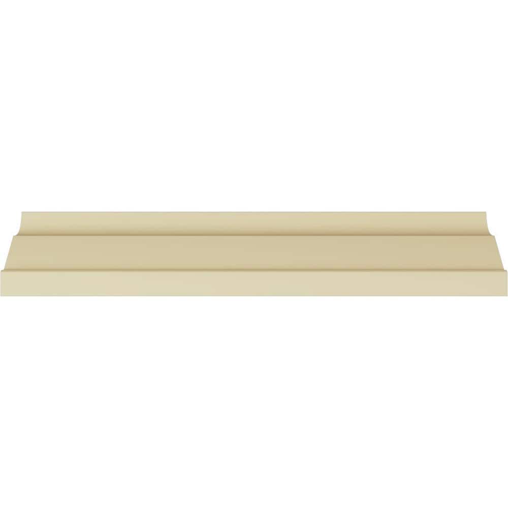 Ekena Millwork 3-1/8 in. x 3-1/8 in. x 94-1/2 in. Polyurethane Southhampton Crown Moulding