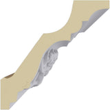 Ekena Millwork 3-1/8 in. x 3-1/8 in. x 94-1/2 in. Polyurethane Southhampton Crown Moulding