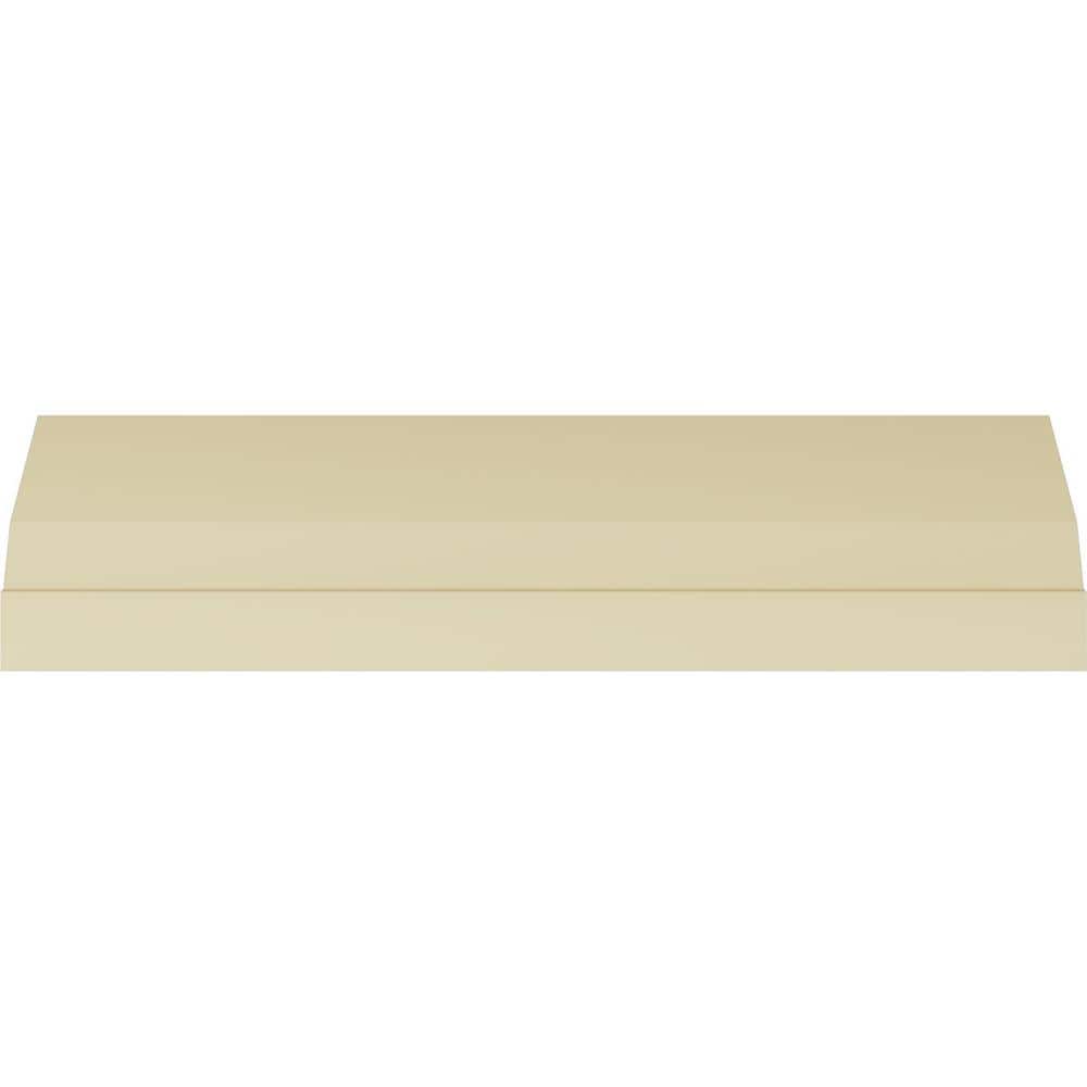 Ekena Millwork 2-7/8 in. x 4-3/8 in. x 94-1/2 in. Polyurethane Heaton Crown Moulding