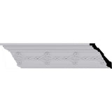 Ekena Millwork 3-5/8 in. x 4-1/8 in. x 94-1/2 in. Polyurethane Kendall Crown Moulding