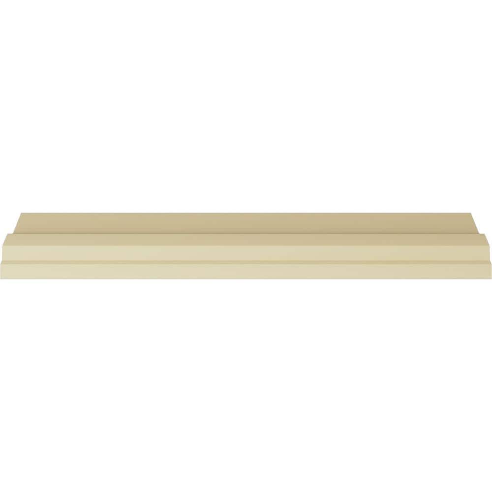 Ekena Millwork 5 in. x 5 in. x 94-1/2 in. Polyurethane Dentil Crown Moulding