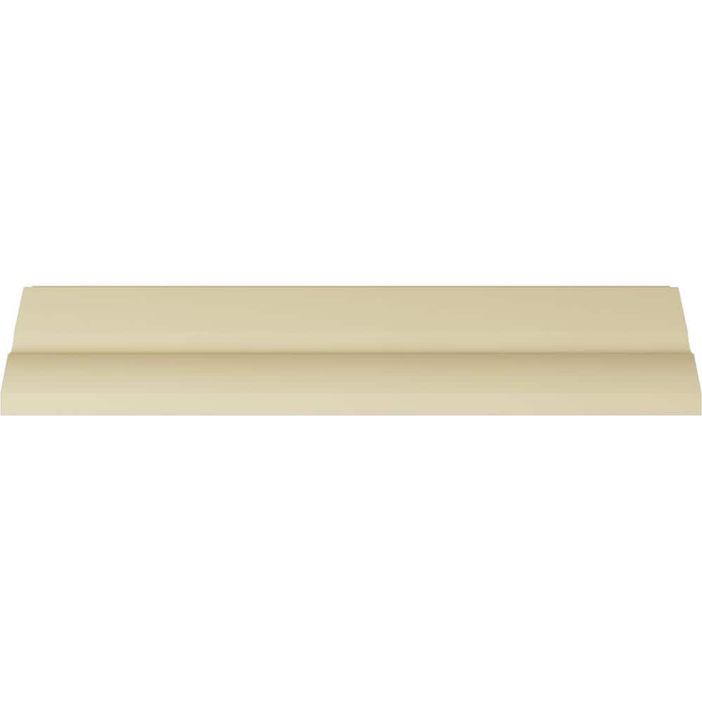 Ekena Millwork 5-1/8 in. x 6-7/8 in. x 94-1/2 in. Polyurethane Tirana Crown Moulding