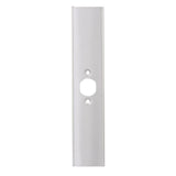 1-3/4 in. x 9 in. Thick Solid Brass Lock and Door Reinforcer, 2-1/8 in. Single Bore, 2-3/8 in. Backset - Super Arbor