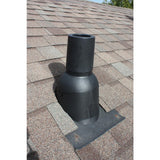 Pipe Boot for 2 in. I.D. Vent Pipe Black Color New Construction/Reroof