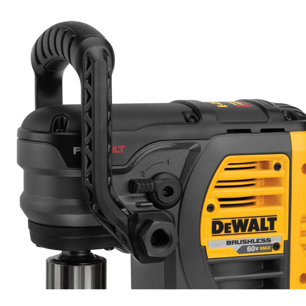 FLEXVOLT 60-Volt MAX Lithium-Ion Cordless Brushless 1/2 in. Stud and Joist Drill w/ (2) Batteries 2Ah, Charger and Bag