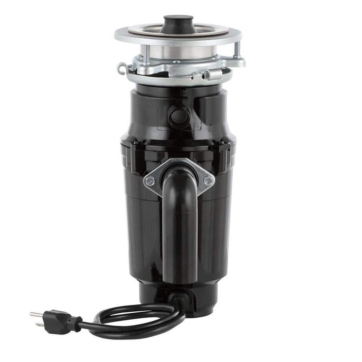 Everbilt 1/2 HP Standard Continuous Feed Garbage Disposal with Stainless Steel Sink Flange and Attached Power Cord