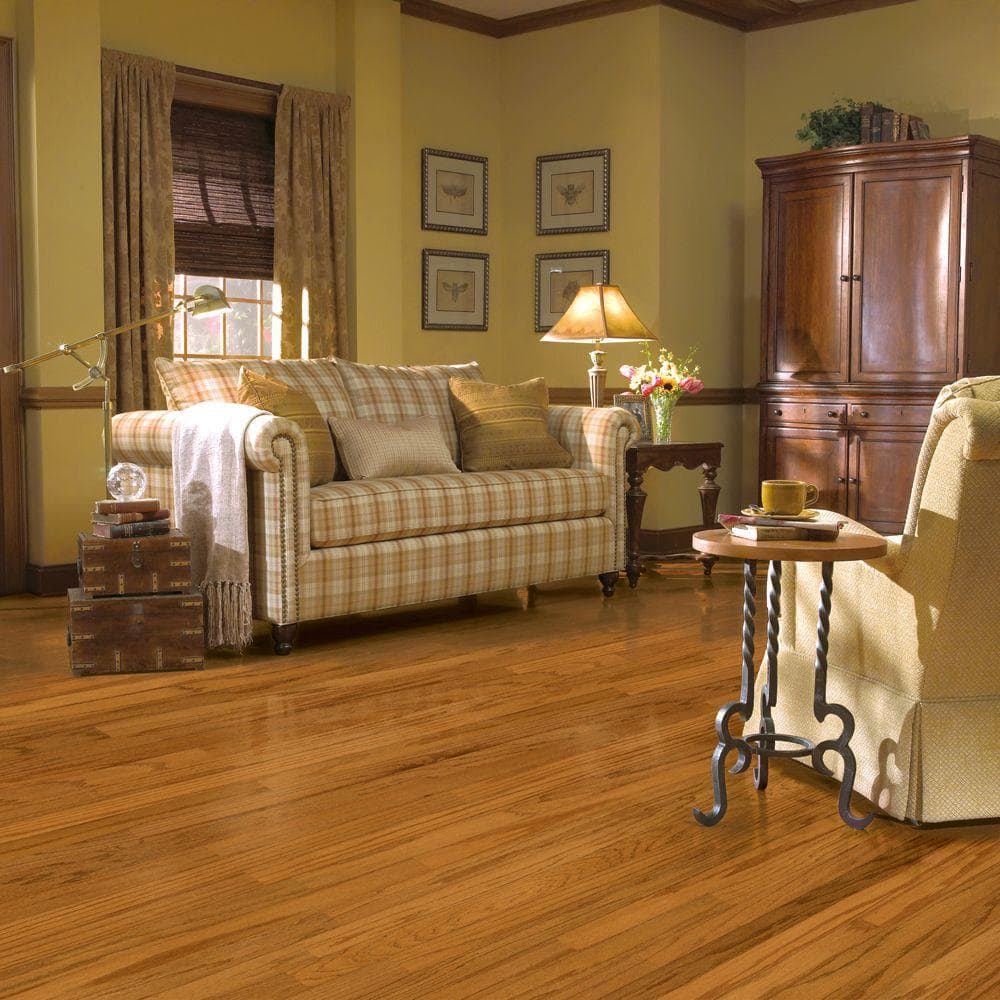 Bruce Colony Collection Fall Meadow Oak 3/8 in. T x 3 in. W T+G SmoothEngineered Hardwood Flooring (31.5 sq.ft./ctn)