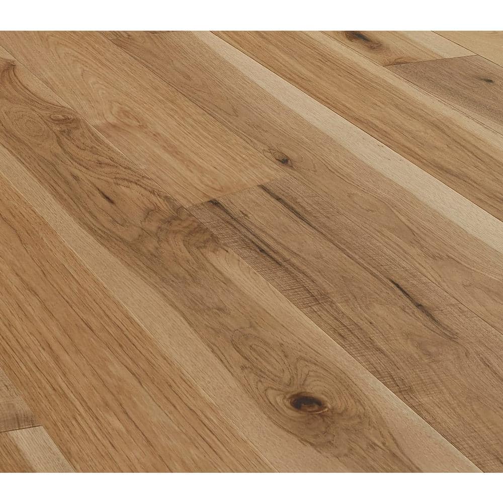 ASPEN FLOORING Farrow Hickory 1/2 in. T x 7.5 in. W Water Resistant Wire Brushed Engineered Hardwood Flooring (31.09 sqft/case)