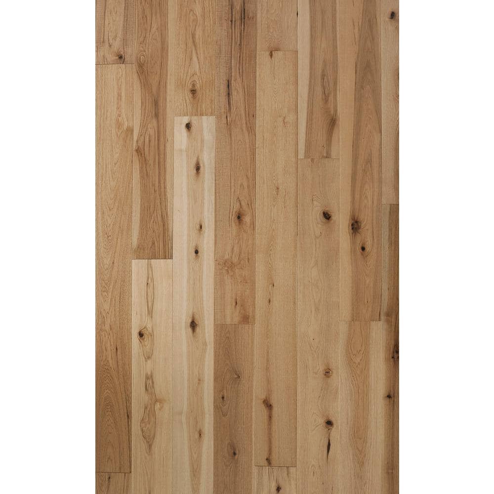 ASPEN FLOORING Farrow Hickory 1/2 in. T x 7.5 in. W Water Resistant Wire Brushed Engineered Hardwood Flooring (31.09 sqft/case)