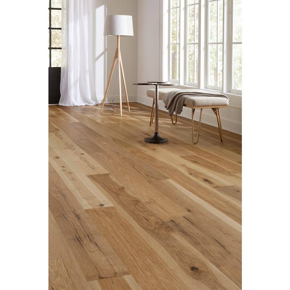 ASPEN FLOORING Farrow Hickory 1/2 in. T x 7.5 in. W Water Resistant Wire Brushed Engineered Hardwood Flooring (31.09 sqft/case)