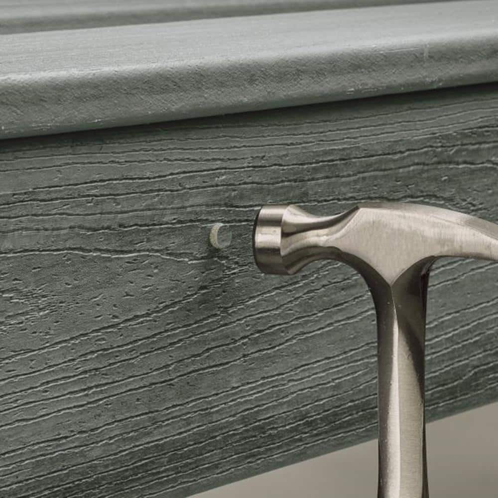 FastenMaster Cortex Hidden Fastening System for Trex Transcend Fascia – 1-3/4 inch Cortex screws and plugs – Island Mist (50 LF)