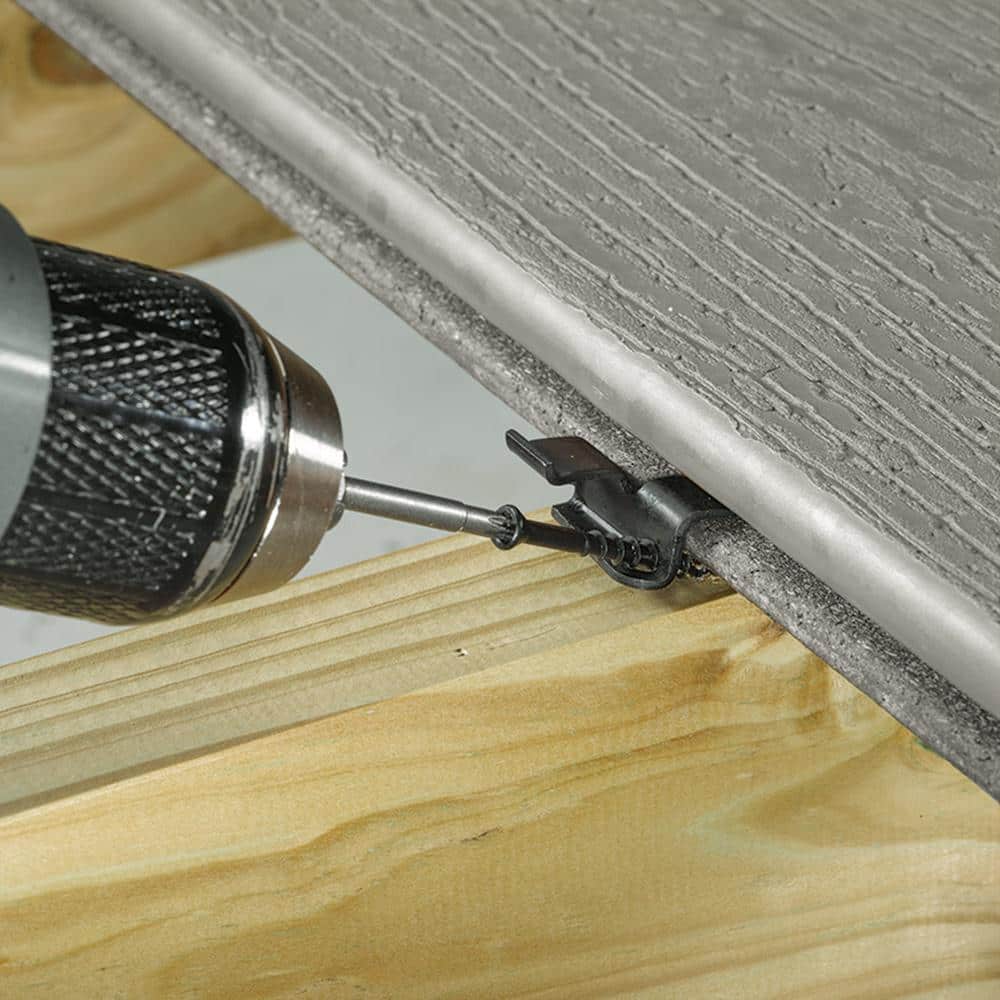 FastenMaster Universal Hidden Deck Fastening System – Stainless steel hidden deck screws and clips – Black (200 SF)
