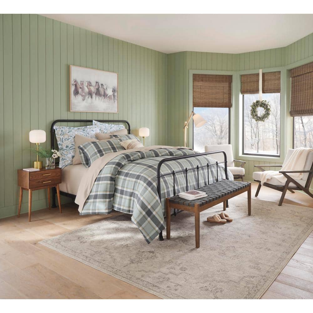 Sure+ Fawn Brown Birch Birch 1/4 in. T x 6.5 in. W Click Lock Wire Brushed Engineered Hardwood Flooring (21.7 sq.ft./case)