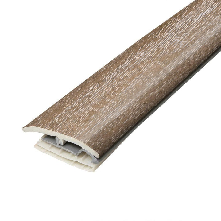 Fawn 0.31 in. T x 2 in. W x 78.7 in. L Vinyl 4-in-1 Molding
