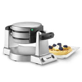 1400 W 2-Waffle Stainless Steel Flip Belgian Waffle Maker