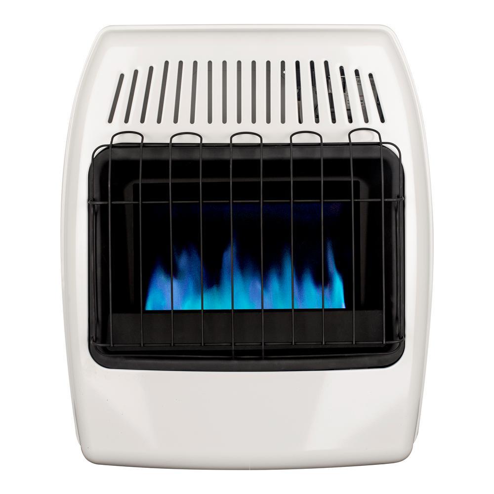 20,000 BTU Vent Free Natural Gas Blue Flame Wall Heater - Super Arbor