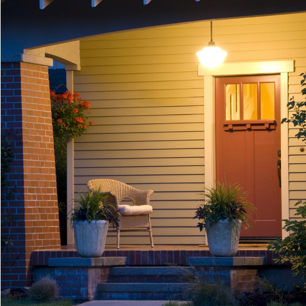 60-Watt Equivalent Yellow Colored Spiral Candelabra CFL Bug Light Bulb (Case of 12) - Super Arbor
