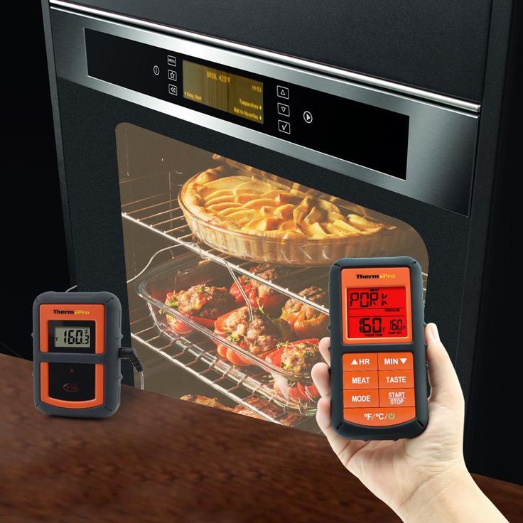 Digital Remote Wireless Cooking Thermometer with Timer