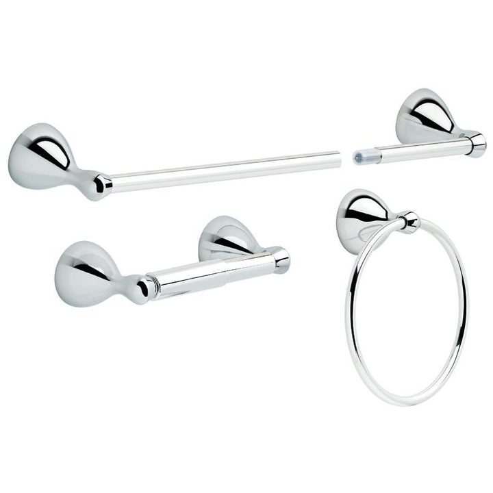 Delta 3-Piece Foundations Polished Chrome Decorative Bathroom Hardware Set
