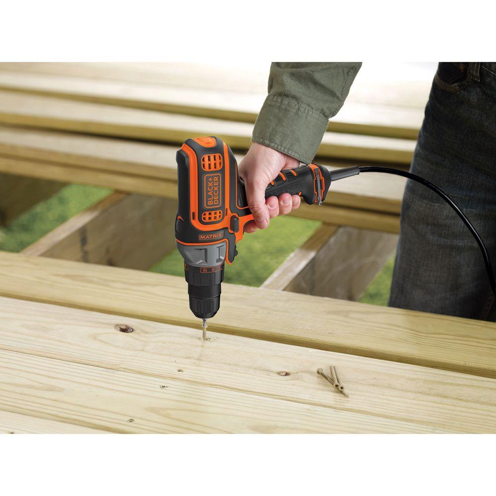Matrix 4 Amp 3/8 in. Corded Drill and Driver - Super Arbor