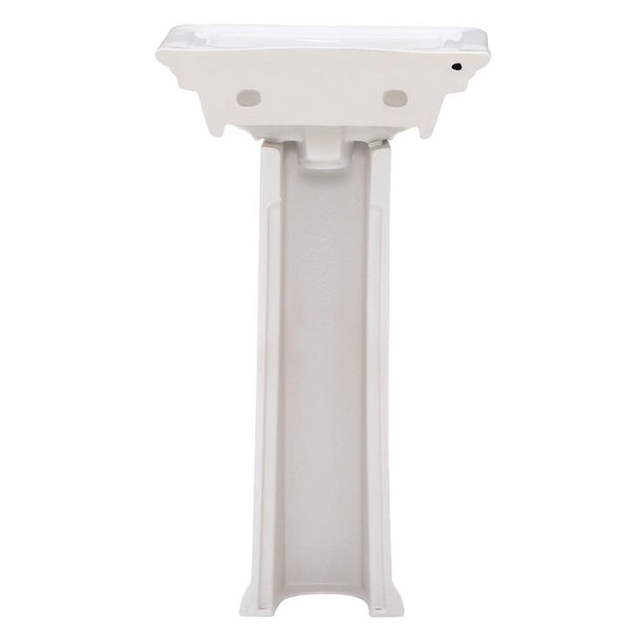 Washington 460 Vitreous China Pedestal Combo Bathroom Sink in White
