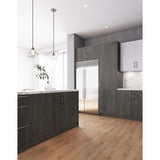 Cambridge 15-in W x 34.5-in H x 24-in D Carbon Marine Wood Engineered Wood Door Base Stock Cabinet