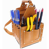 10.75 in. Tuff-Tote Ultimate Tool Bag Carrier Premium Leather with Strap - Super Arbor
