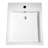 Deux Series Ceramic Vessel Sink in White - Super Arbor