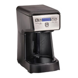 Compact 12-Cup Black Programmable Drip Coffee Maker