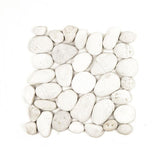 Cruz Bay Classic Pebble Tile River Grey 11-1/2 in. x 11-1/2 in. x 12.7 mm Mesh-Mounted Mosaic Tile (10.12 sq. ft. / case)