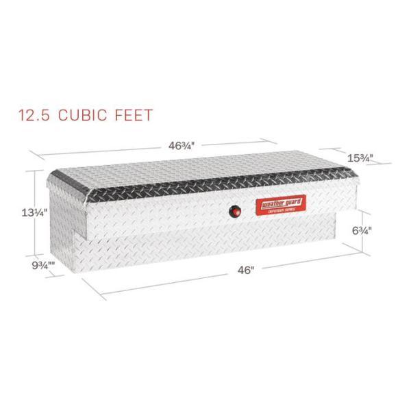 Weather Guard Defender Aluminum Lo-Side Truck Box (46 in. x 15 in. x 13 in.) - Super Arbor