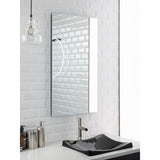 Catalan 20-1/8 in. W x 36 in. H Aluminum Single-Door Surface-Mount Medicine Cabinet