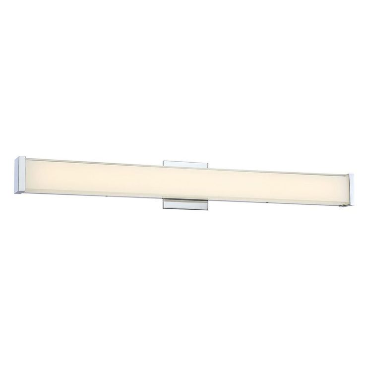 200-Watt Equivalence Chrome Integrated LED Bath Light