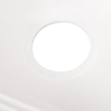 Kensington Undermount Acrylic 25 in. Single Bowl Utility Sink in White - Super Arbor