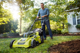 RYOBI 20 in. 40-Volt Brushless Lithium-Ion Cordless Walk-Behind Push Lawn Mower, 6.0Ah Battery & Charger Included
