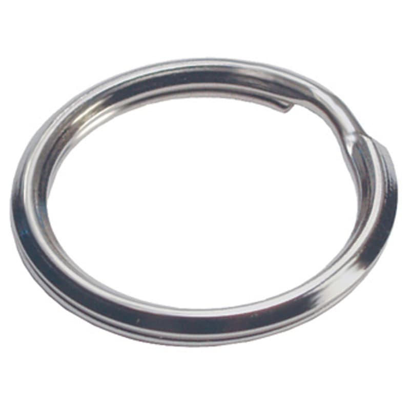 Hillman 1-3/8 in. Tempered Steel Silver Split Rings/Cable Rings Key Ring