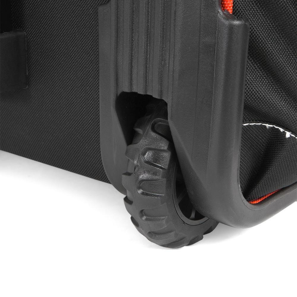 11 in. x 18 in. Jobsite Rolling Tote Tool Bag Storage Organizer Backpack - Super Arbor