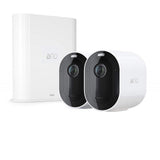Pro 3 - 2K Wire-Free Security 3 Camera System - White - Super Arbor