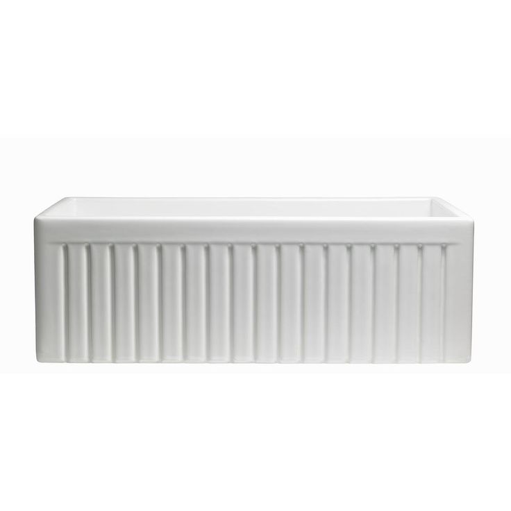 Sutton Place Farmhouse Fireclay 30 in. Single Bowl Kitchen Sink with Grid with Grid and Strainer