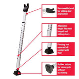 265D 27-1/2 in. to 42 in. Adjustable Steel Door Security Bar - Super Arbor