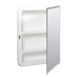 Glacier Bay 16 in. W x 20 in. H Rectangular Plastic Medicine Cabinet with Mirror