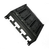 Structured Media Twist and Mount Patch Panel with 24 Cat 6 Ports - Black - Super Arbor