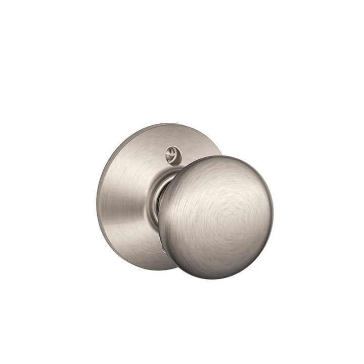 Schlage Modern/Contemporary Satin Nickel Dummy Knob, Right or Left Handed