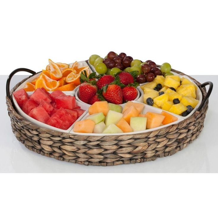 CreativeWare Entertainment Collection 'Island Breeze' 6-Compartment Server