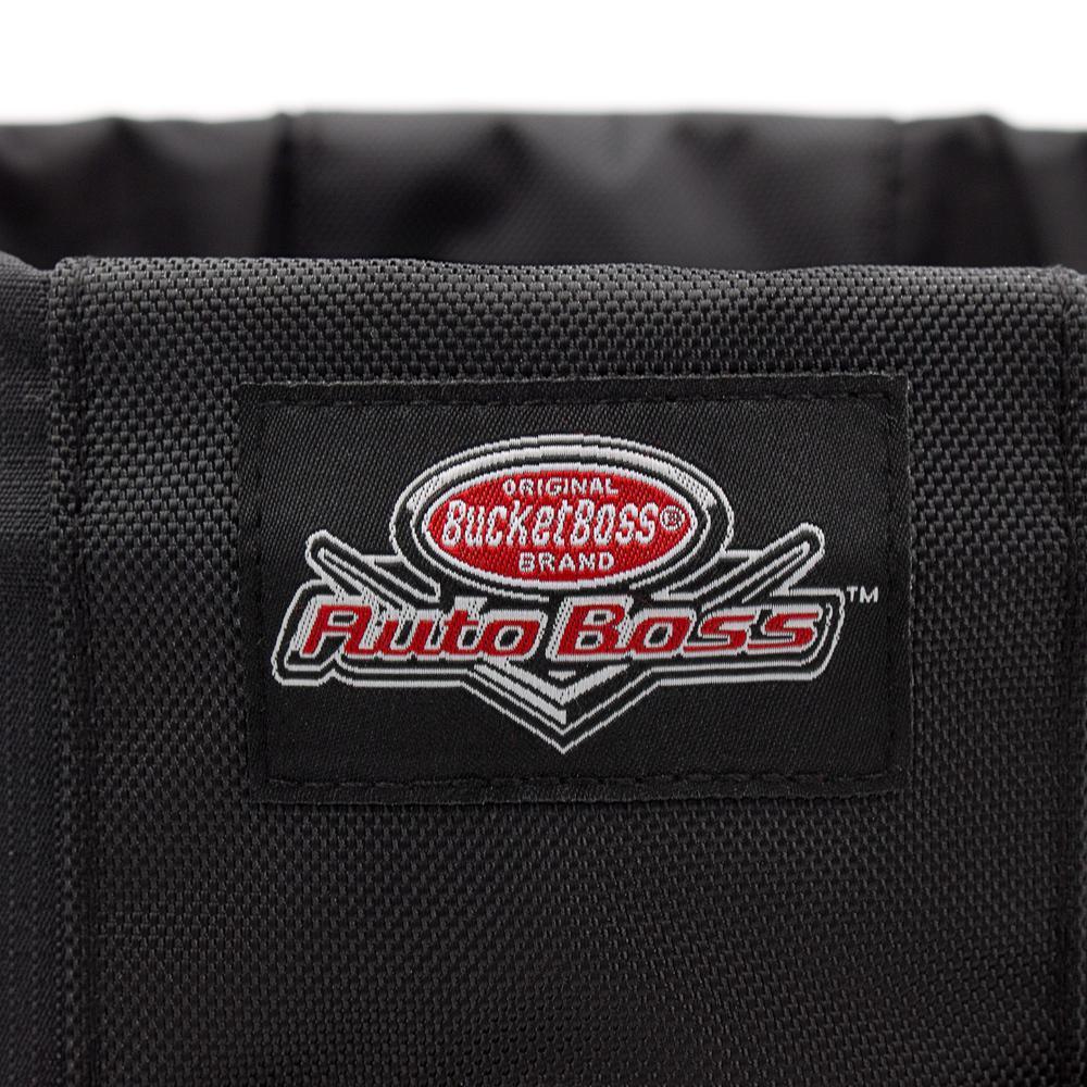 BUCKET BOSS Wrench Boss 5 Gal. Bucket Tool Organizer with 36 Pockets for Wrench Sets and Open Center Bulk Storage in Black - Super Arbor