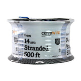 500 ft. 14/1 White Stranded THHN Wire - Super Arbor